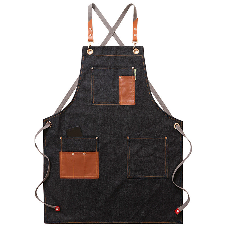 Men’s Apron – Korean Style | Anti-Fouling & Comfortable for Cooking and Gardening