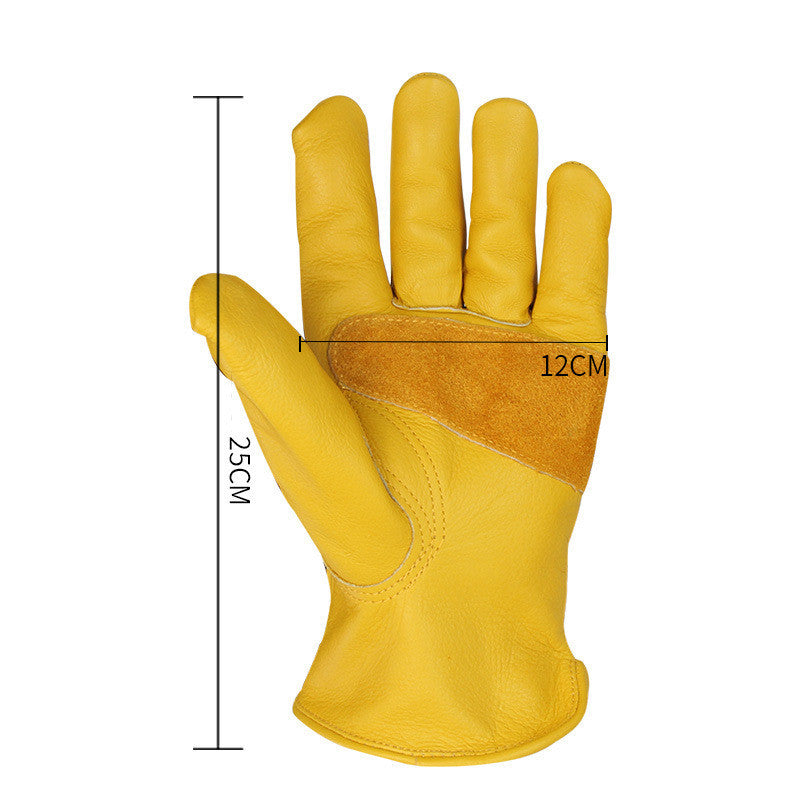 Cowhide Leather Welding Gloves | Durable, Heat-Resistant & Comfortabl