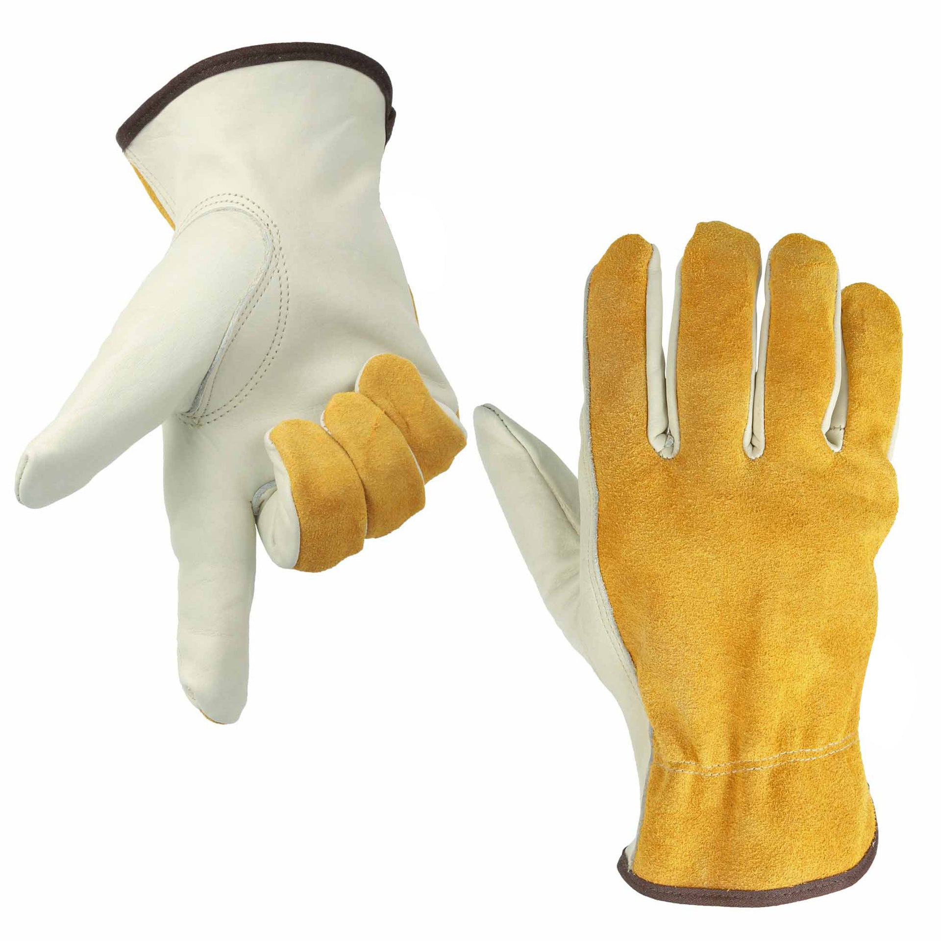 Cowhide Gardening Gloves – Durable & Comfortable