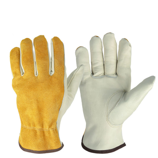 Gants de Jardinage en Cuir de Vache – Durables & Confortables