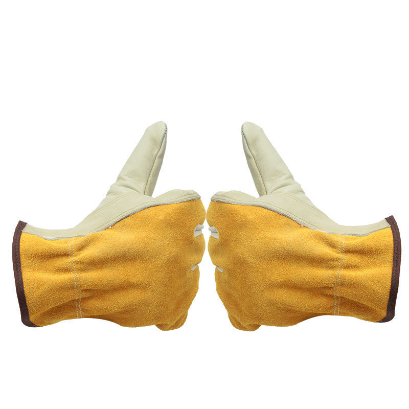 Cowhide Gardening Gloves – Durable & Comfortable