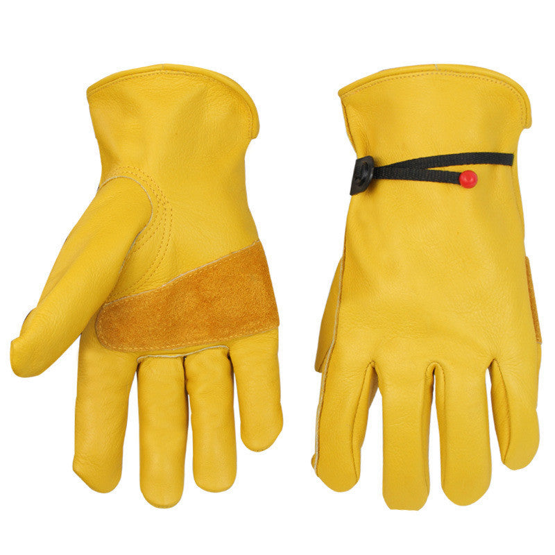 Cowhide Leather Welding Gloves | Durable, Heat-Resistant & Comfortabl