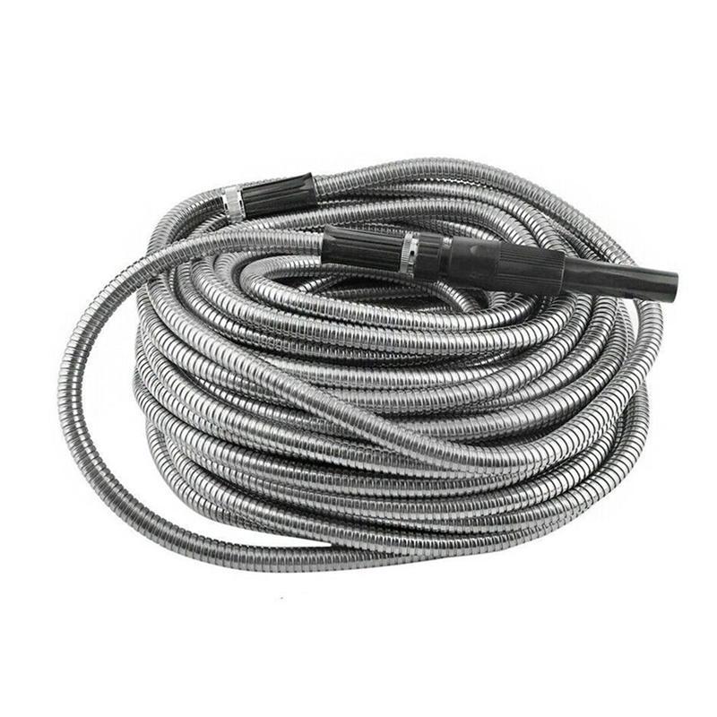Metal Garden Hose – Stainless Steel | Flexible, Durable & Leak-Proof