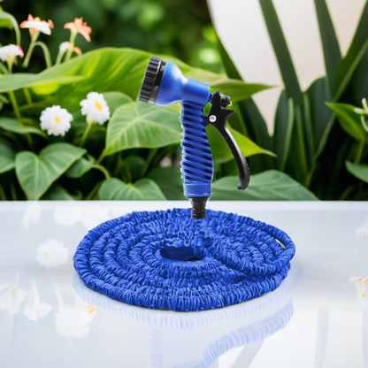 Tuyau d’Arrosage Extensible avec 7 Modes de Pulvérisation – Durable & Flexible