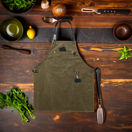 Tablier en Toile Anti-Taches – Confort & Protection