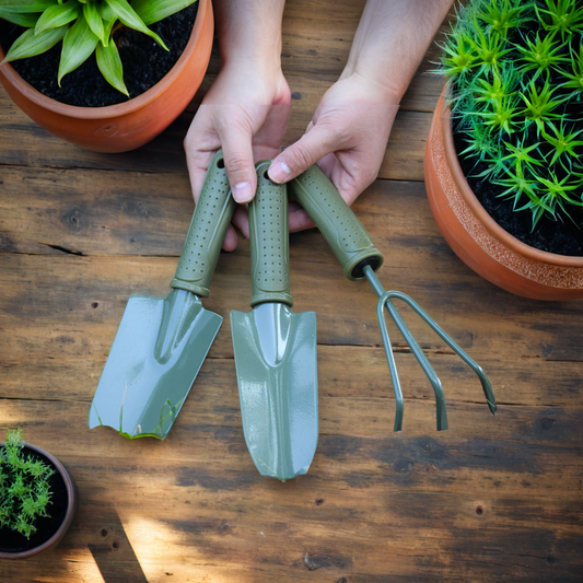 Ensemble de Pelles à Main de Jardin | Outils Durables et Portables pour Planter Fleurs et Légumes