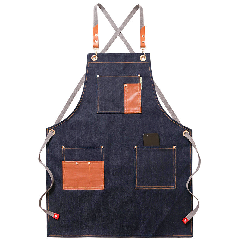 Men’s Apron – Korean Style | Anti-Fouling & Comfortable for Cooking and Gardening